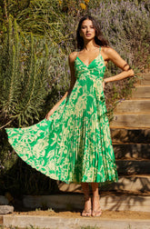Green lime floral