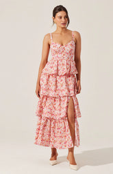 Pink multi floral