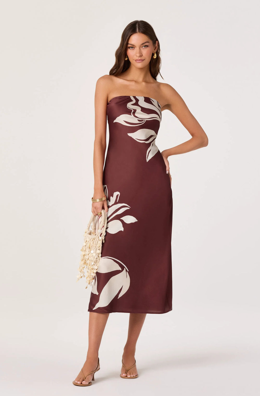 Brown floral