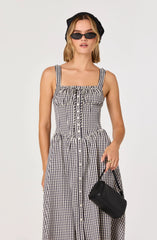 Black gingham