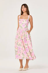 Pink lilac floral