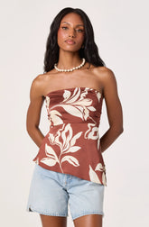 Brown floral