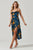 Dark Teal-Gold Floral