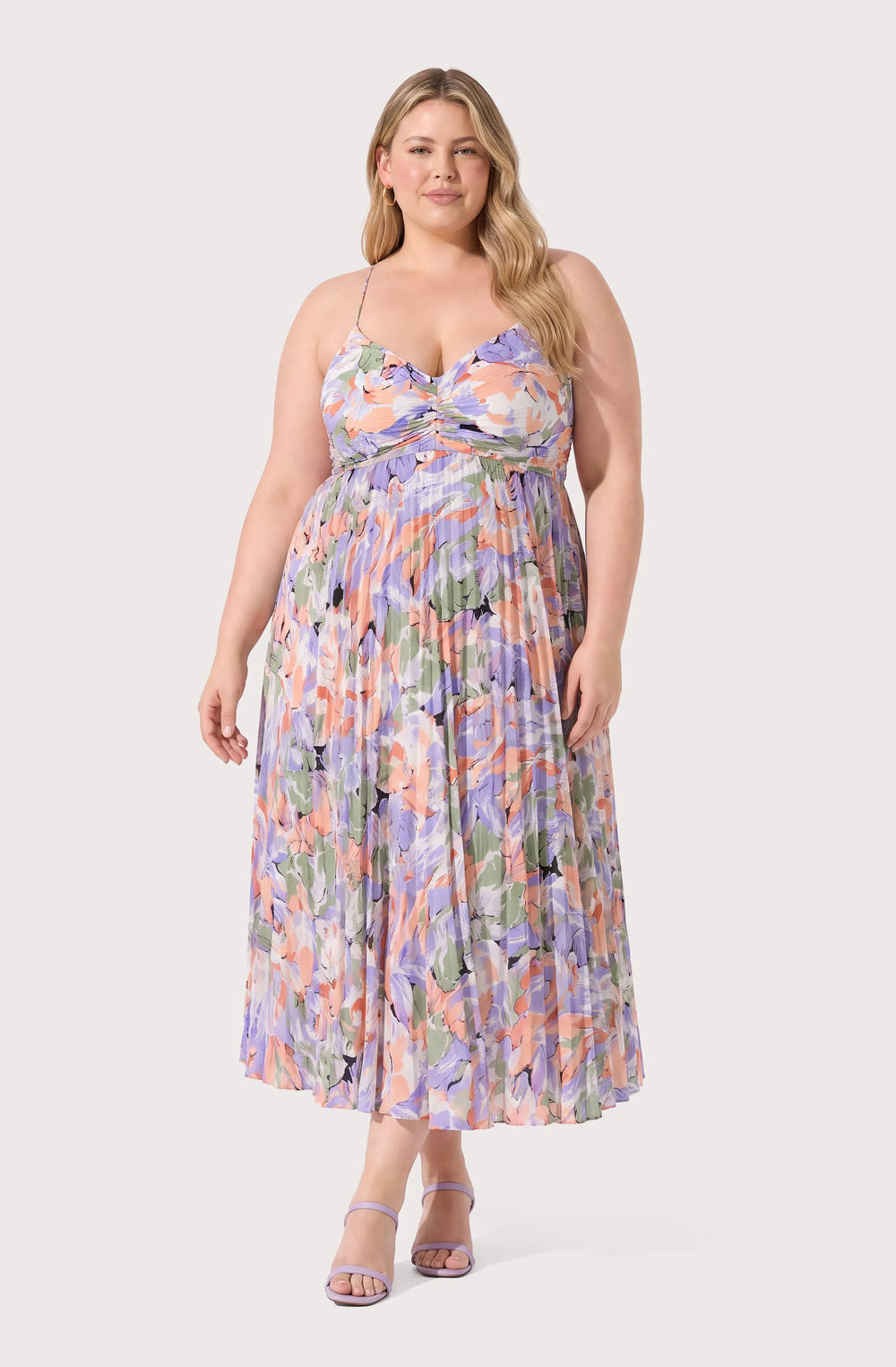 Plus Size - CORAL MULTI