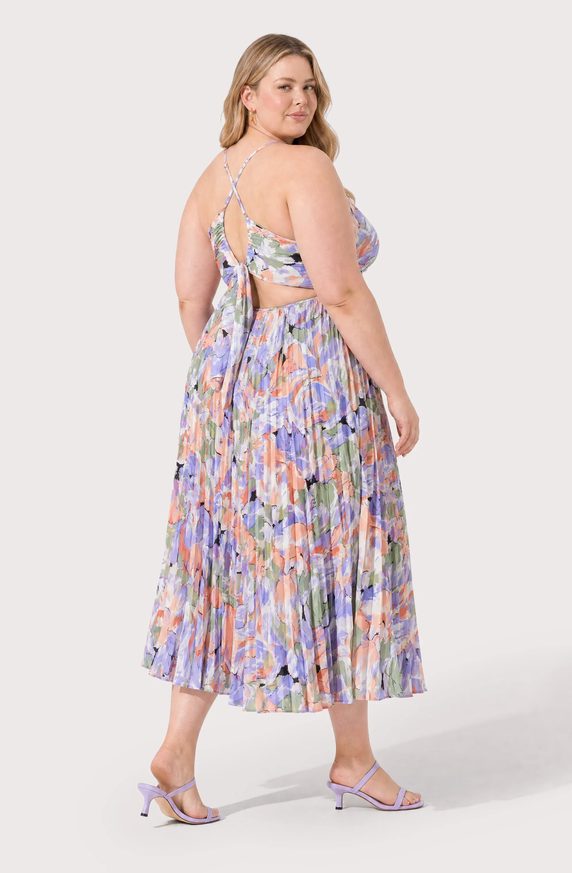 Plus Size - CORAL MULTI