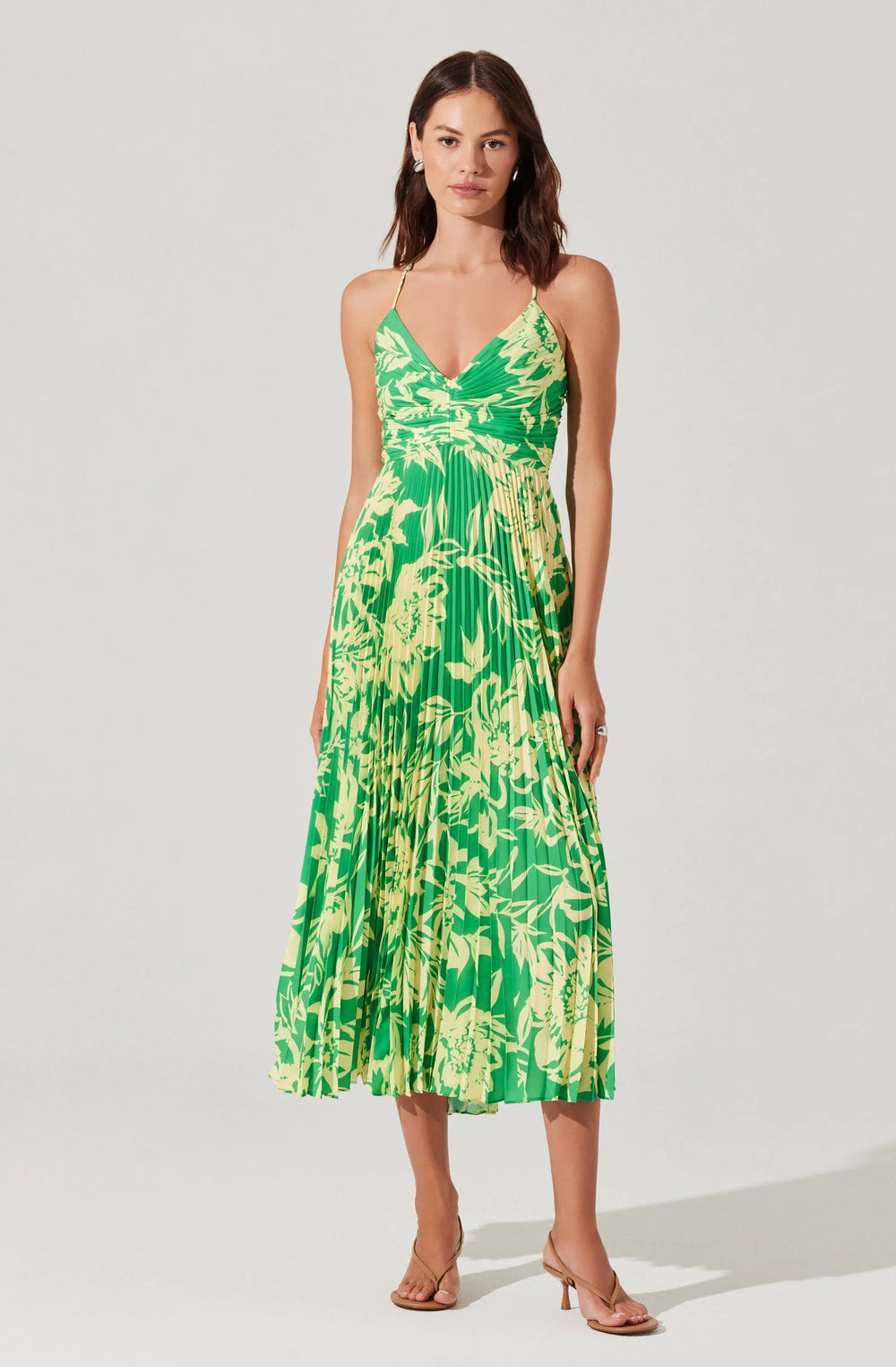 Green lime floral