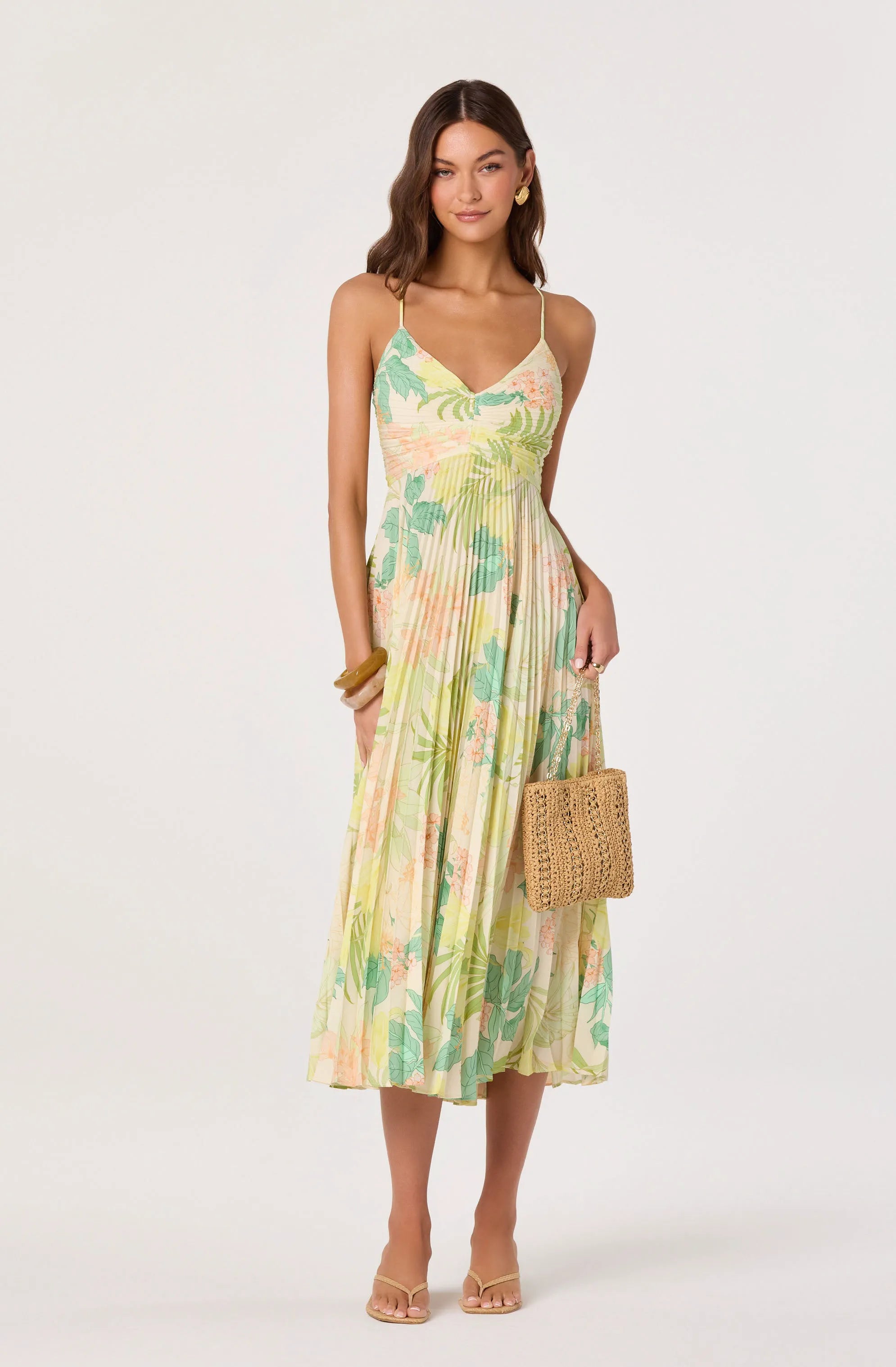 Green peach tropical