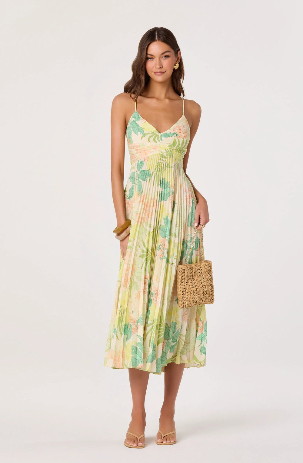 Green peach tropical