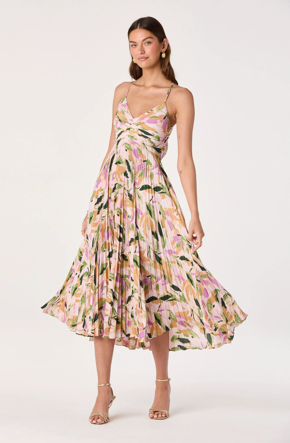 Lilac purple floral