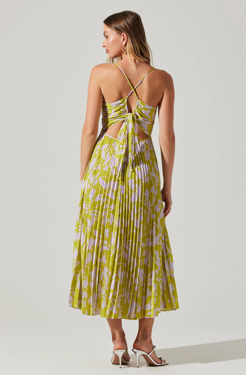Lime lavender floral