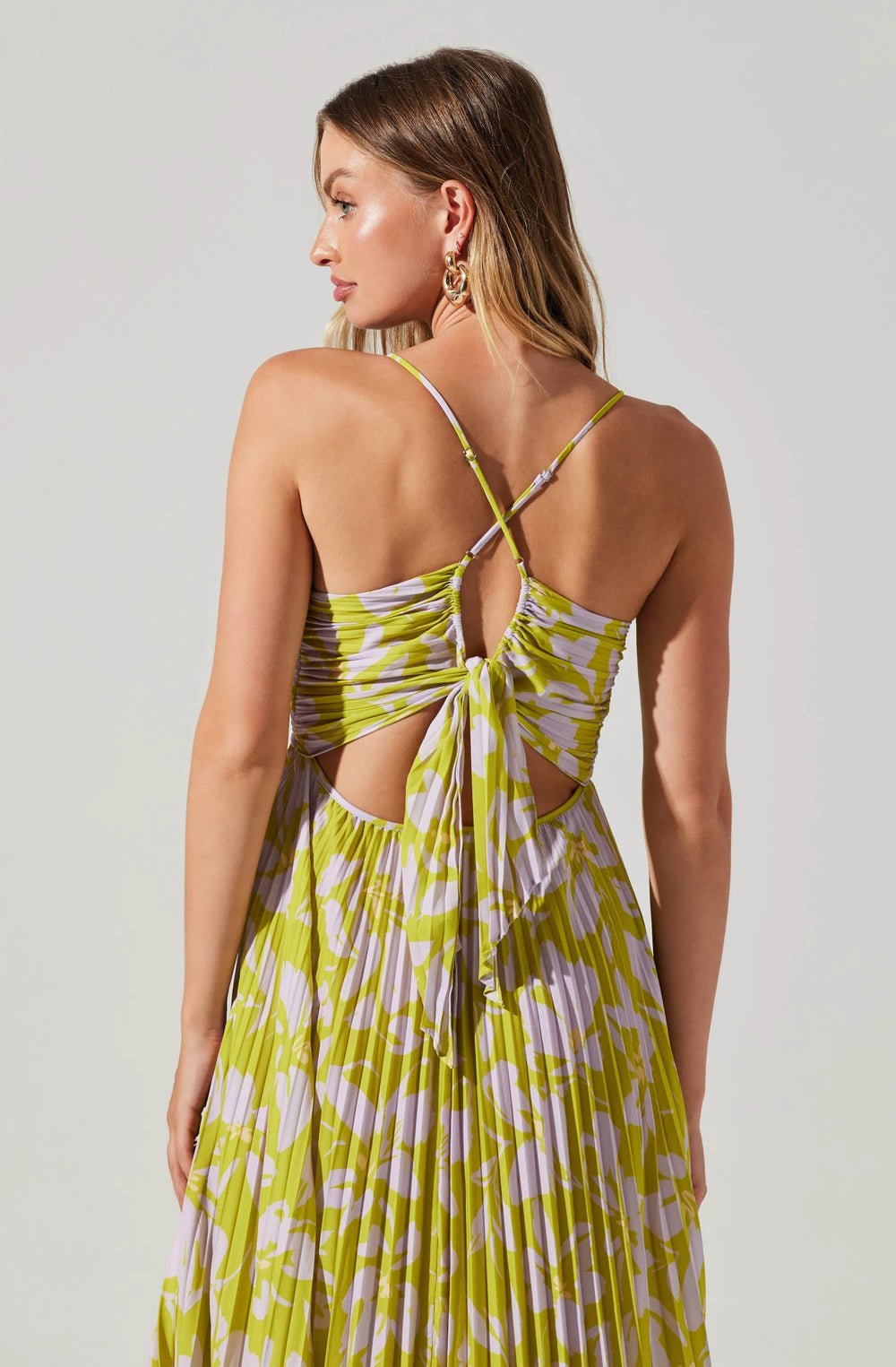 Lime lavender floral