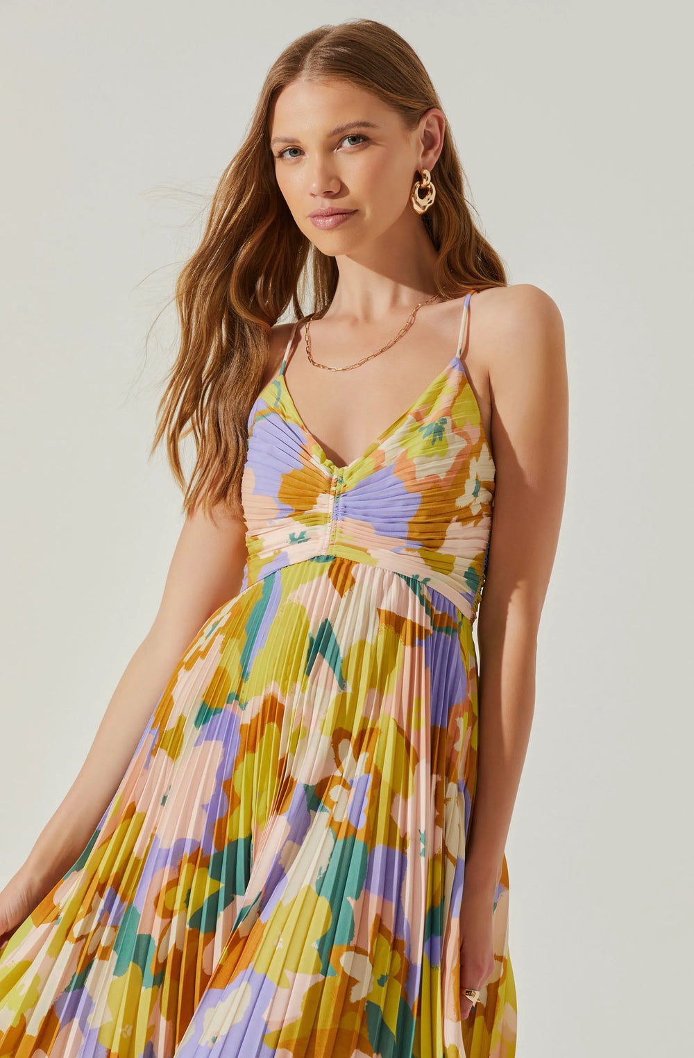 Lime rust floral