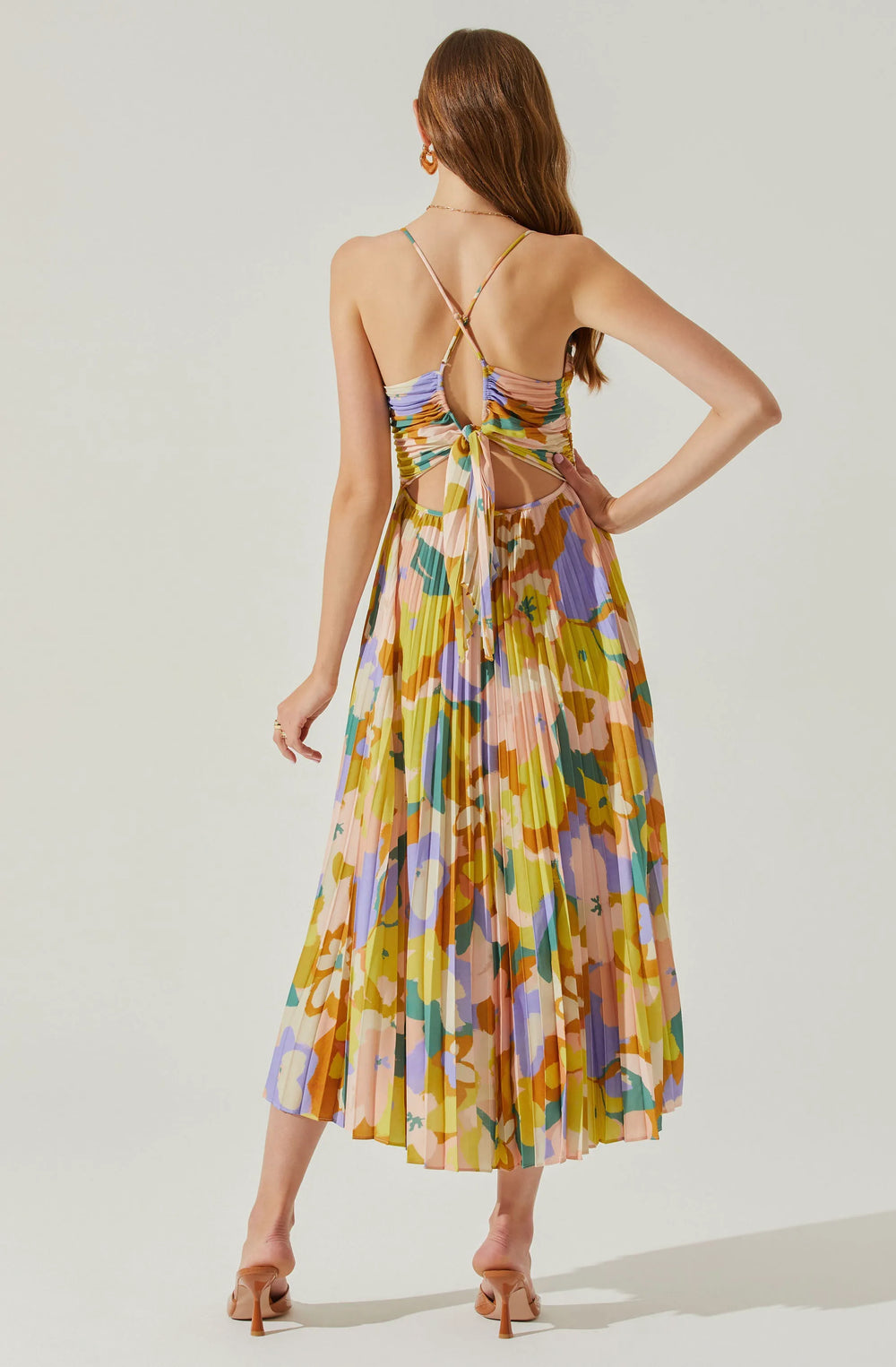 Lime rust floral