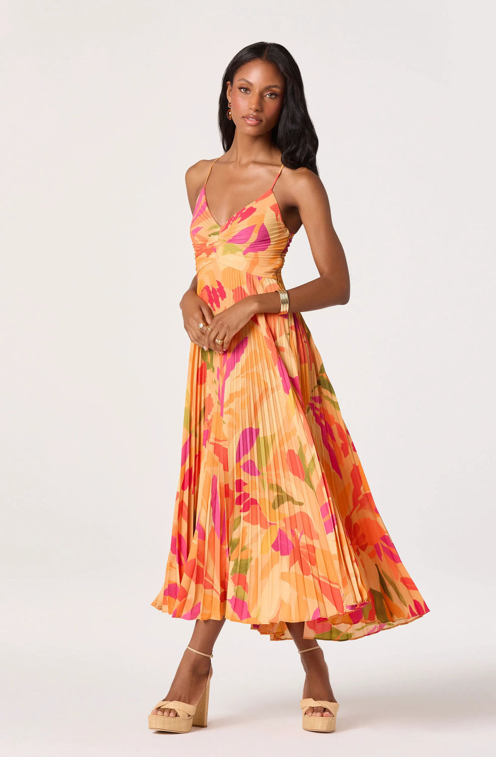 Orange floral