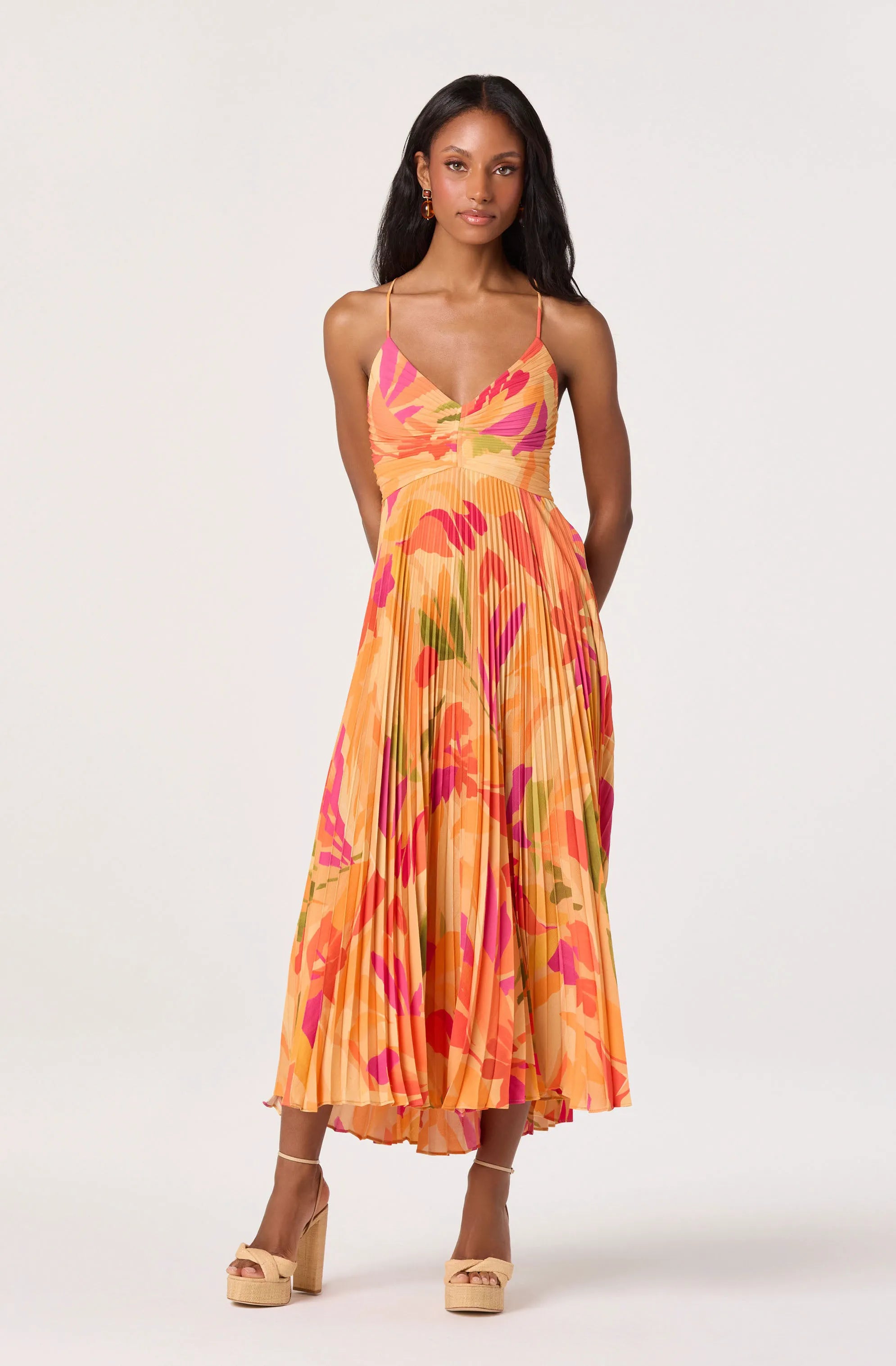 Orange floral