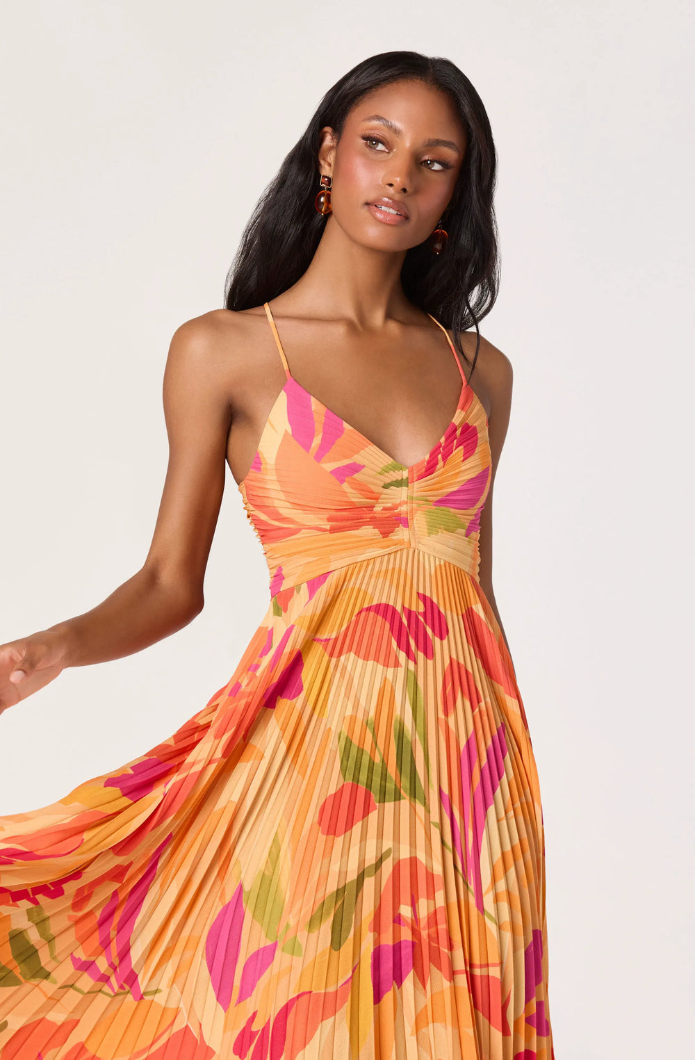 Orange floral