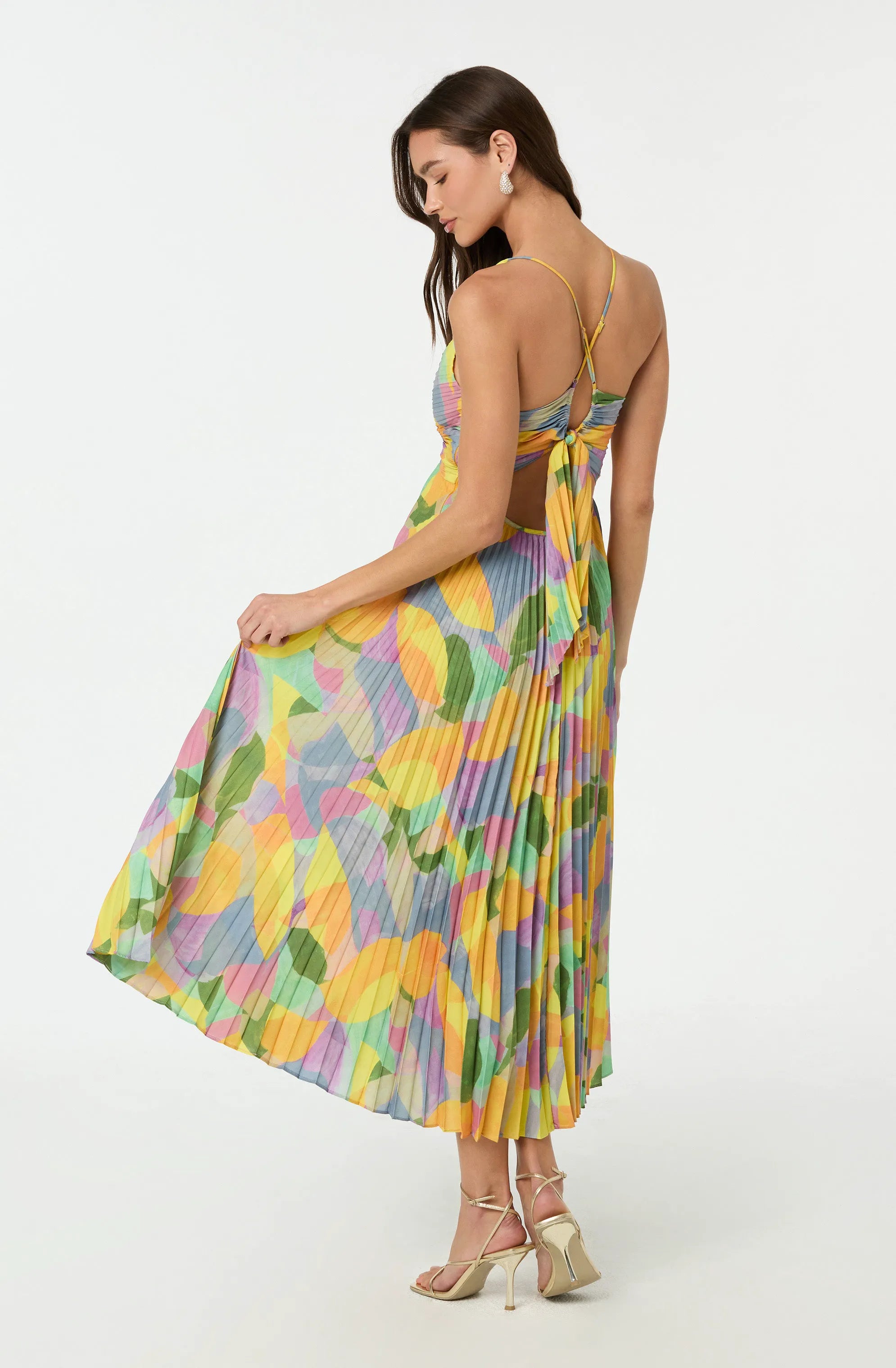 Yellow lilac abst