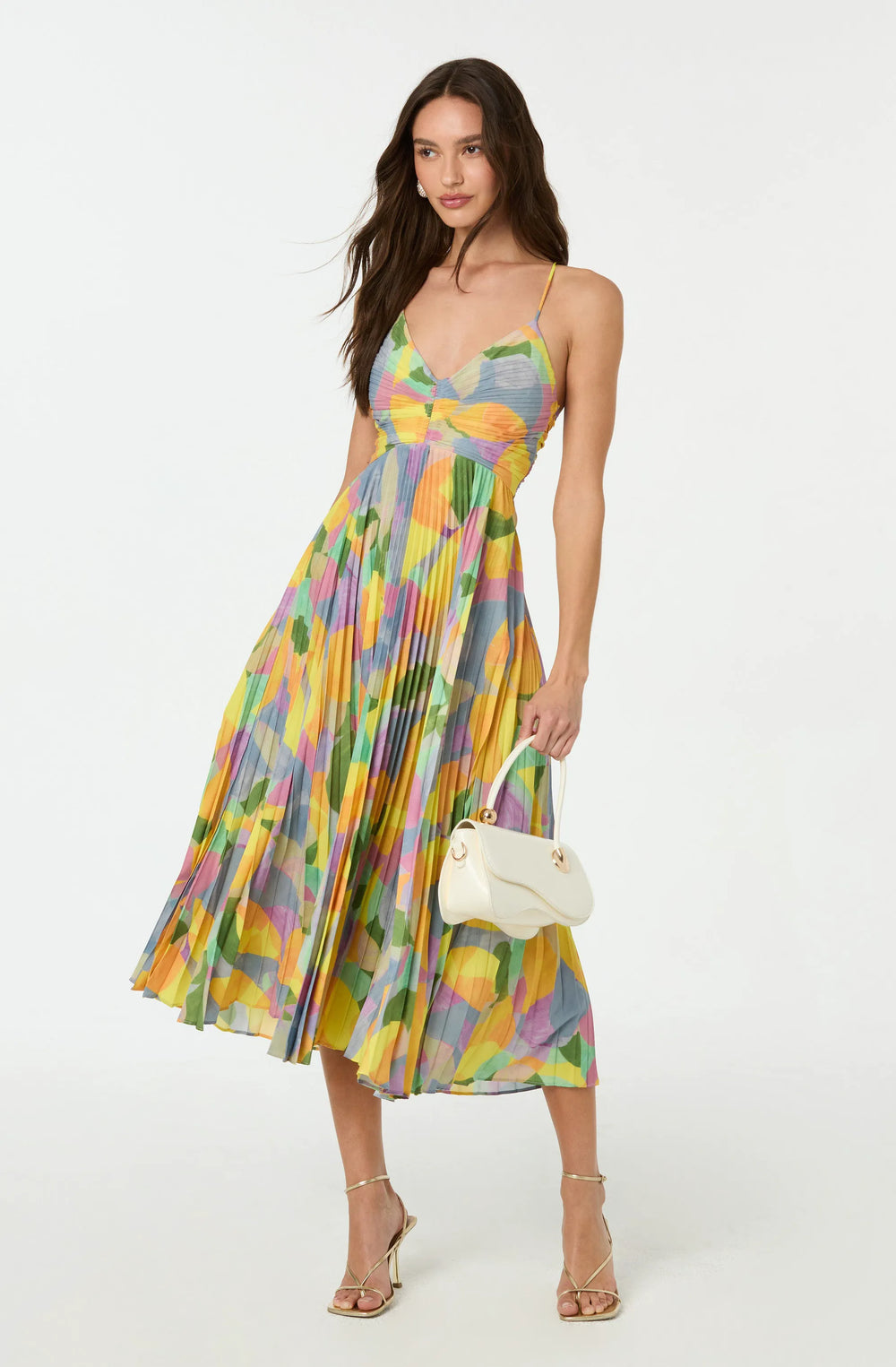 Yellow lilac abst