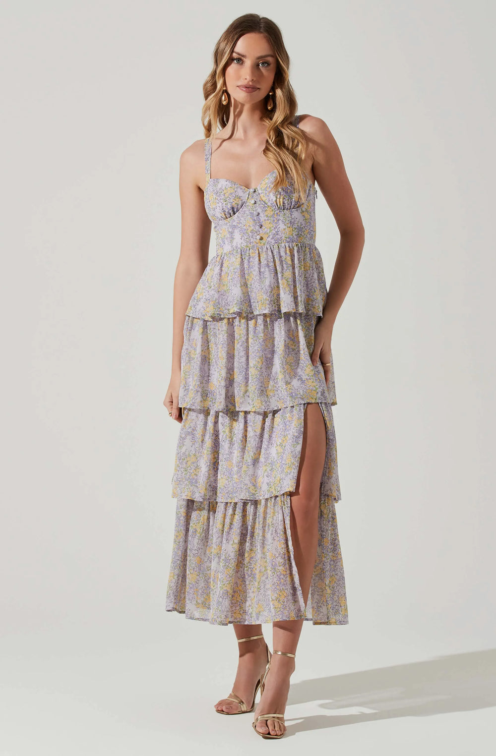 Lavender yellow flr