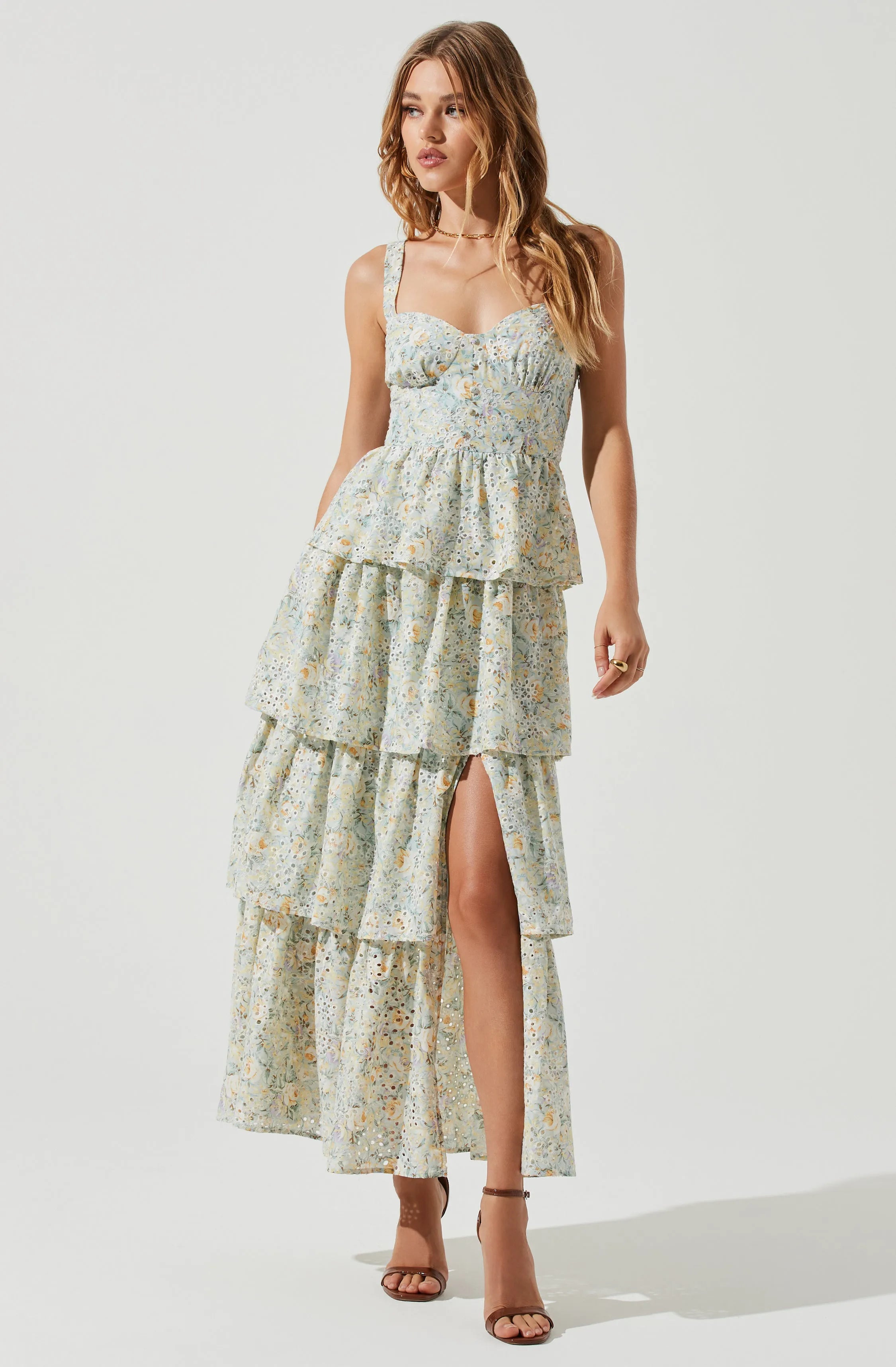 LT MINT MULTI FLORAL