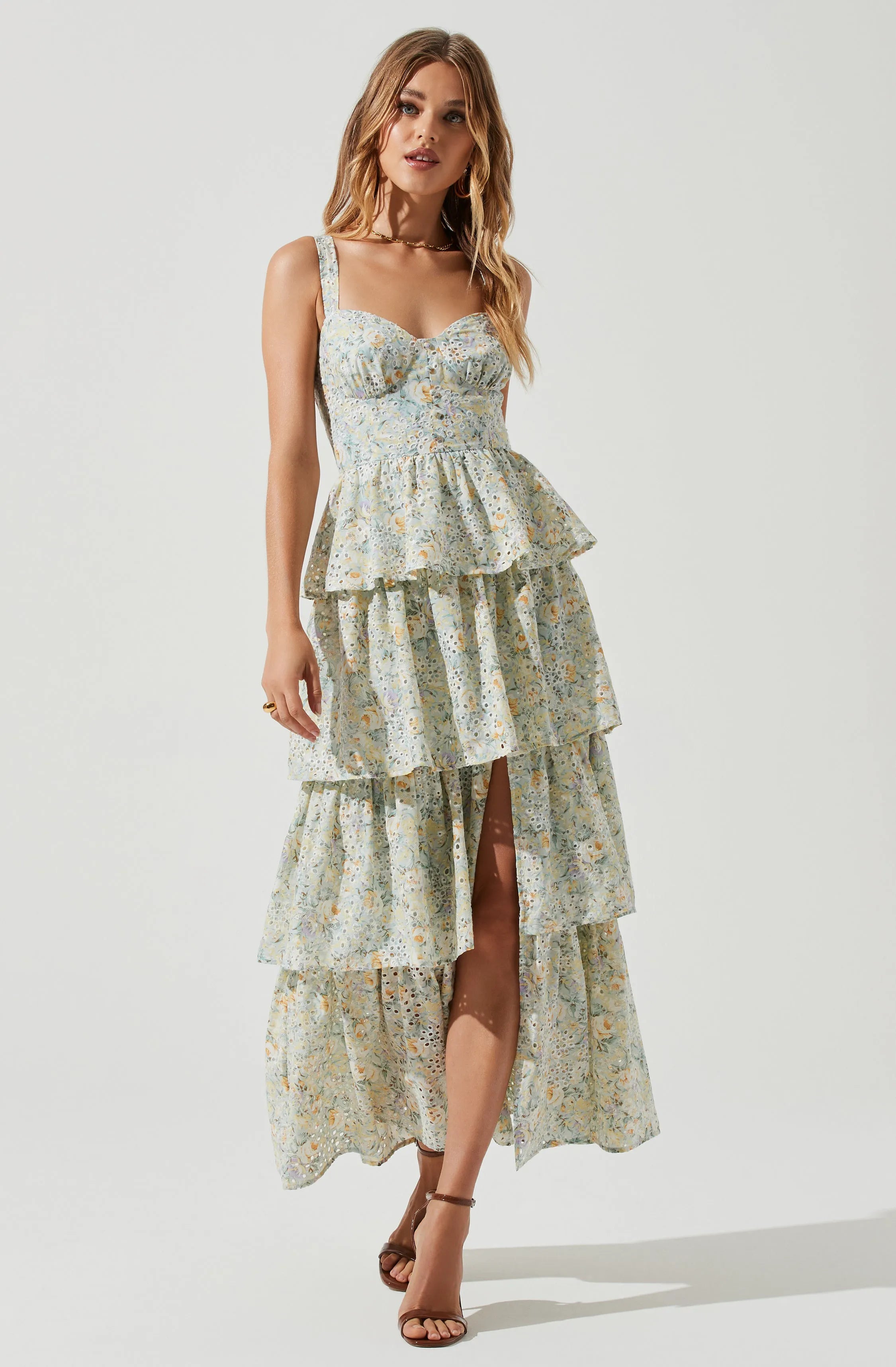 LT MINT MULTI FLORAL