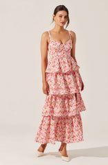 Pink multi floral