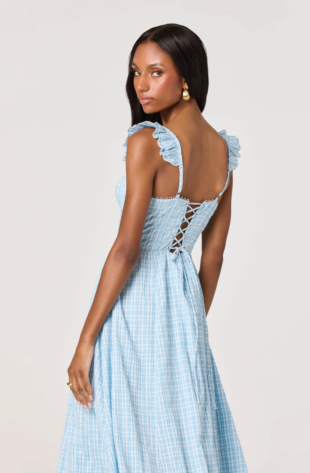 Blue plaid