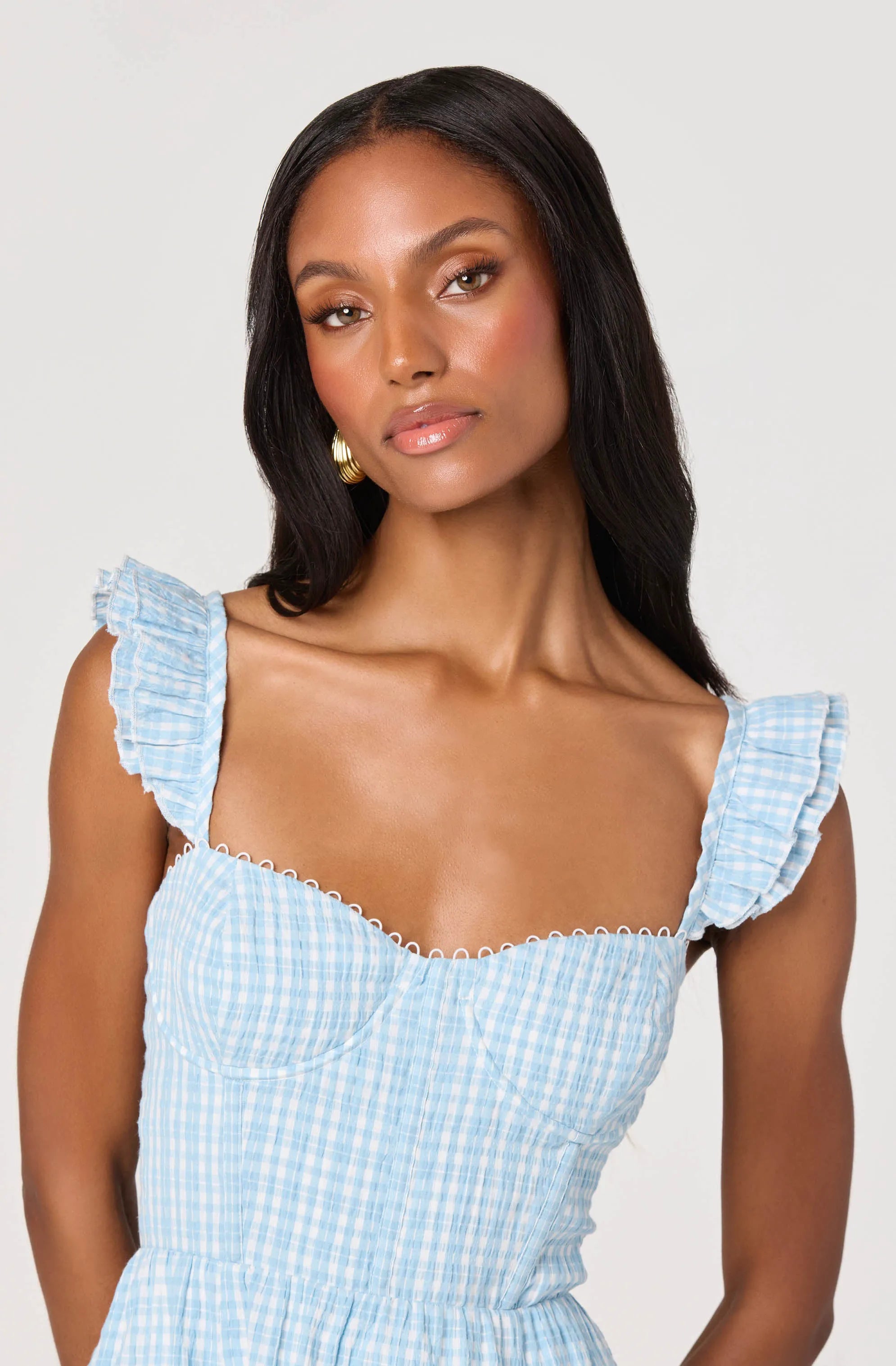 Blue plaid