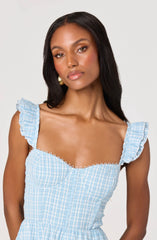 Blue plaid