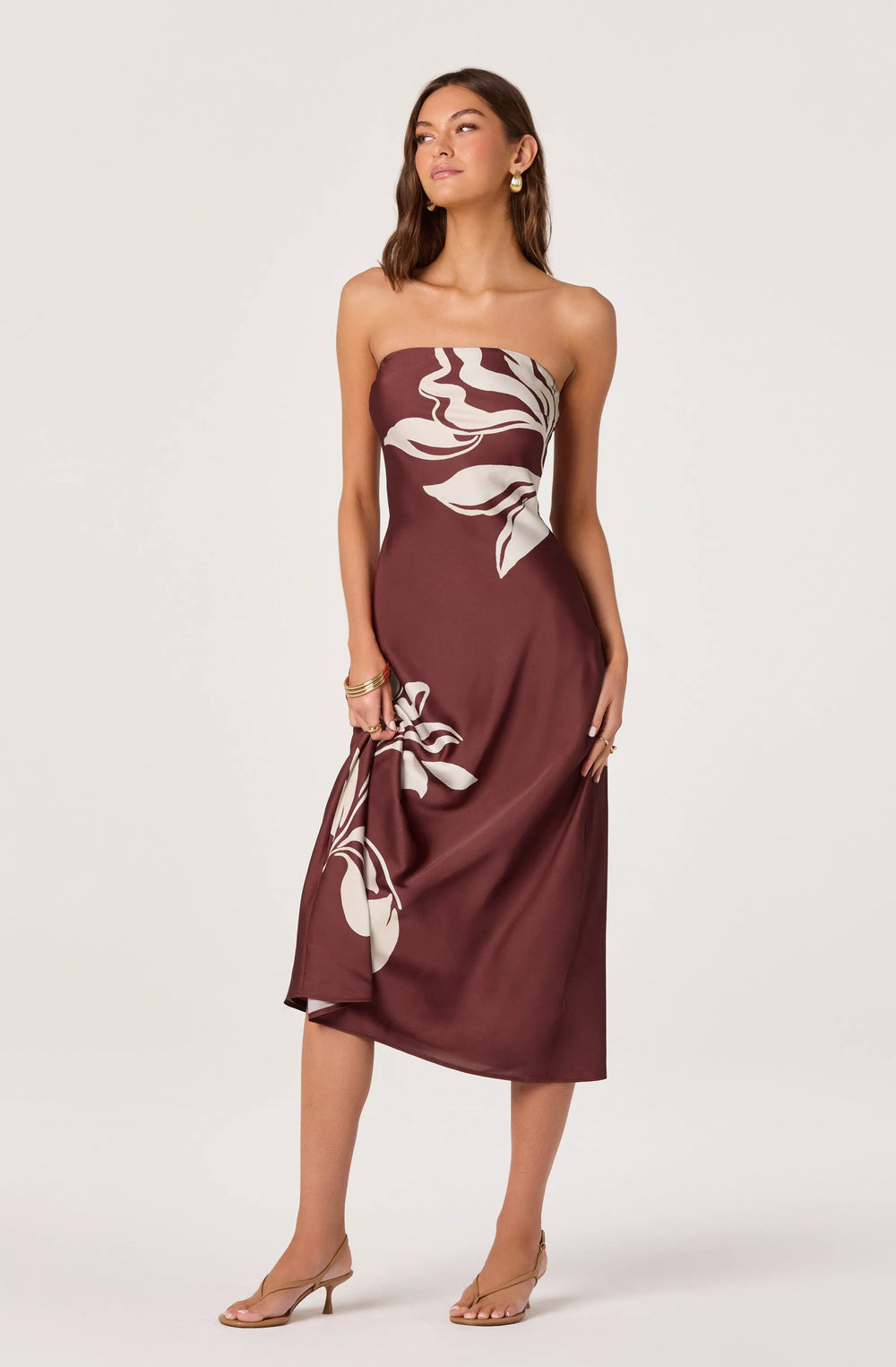 Brown floral