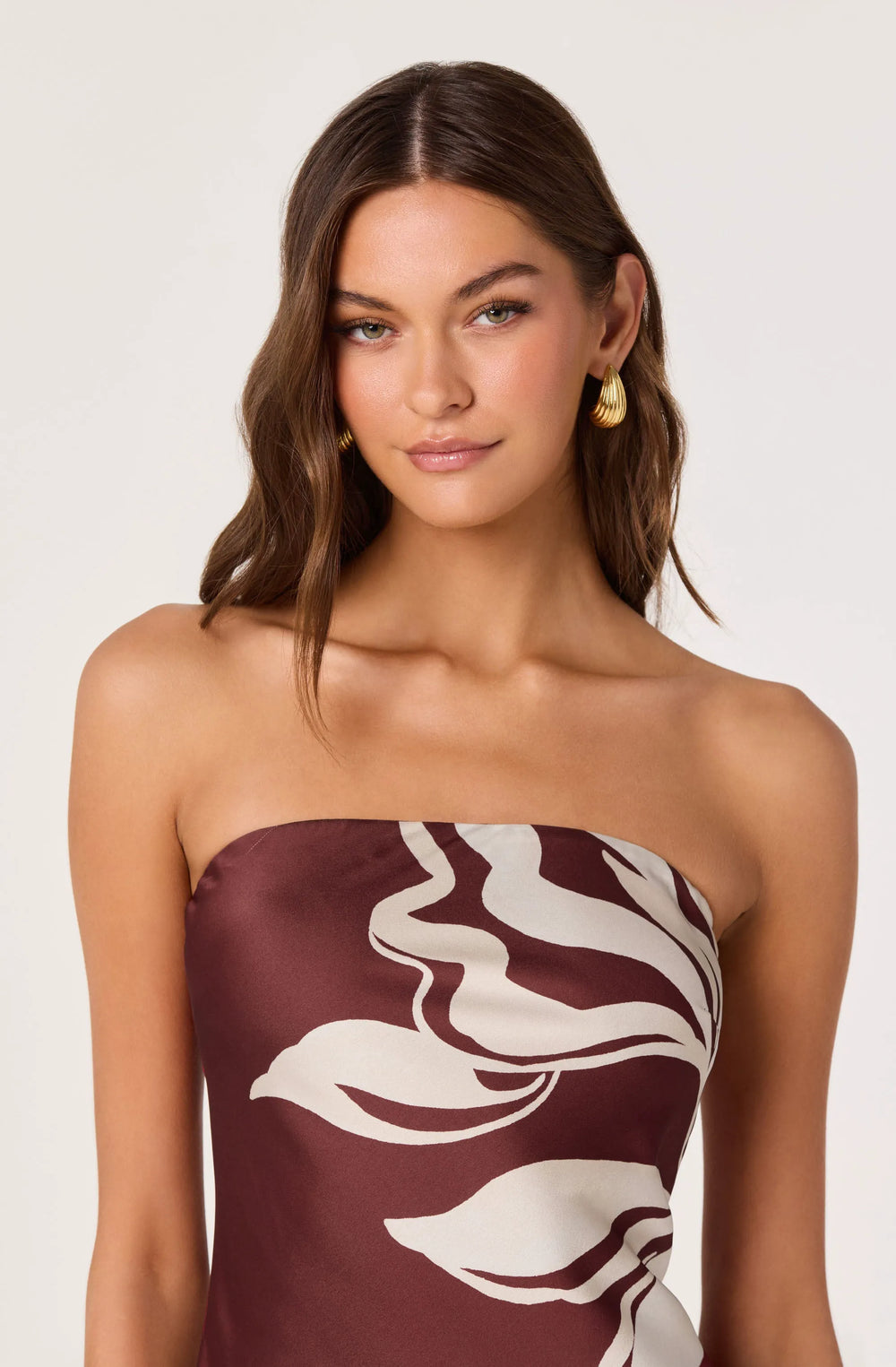 Brown floral
