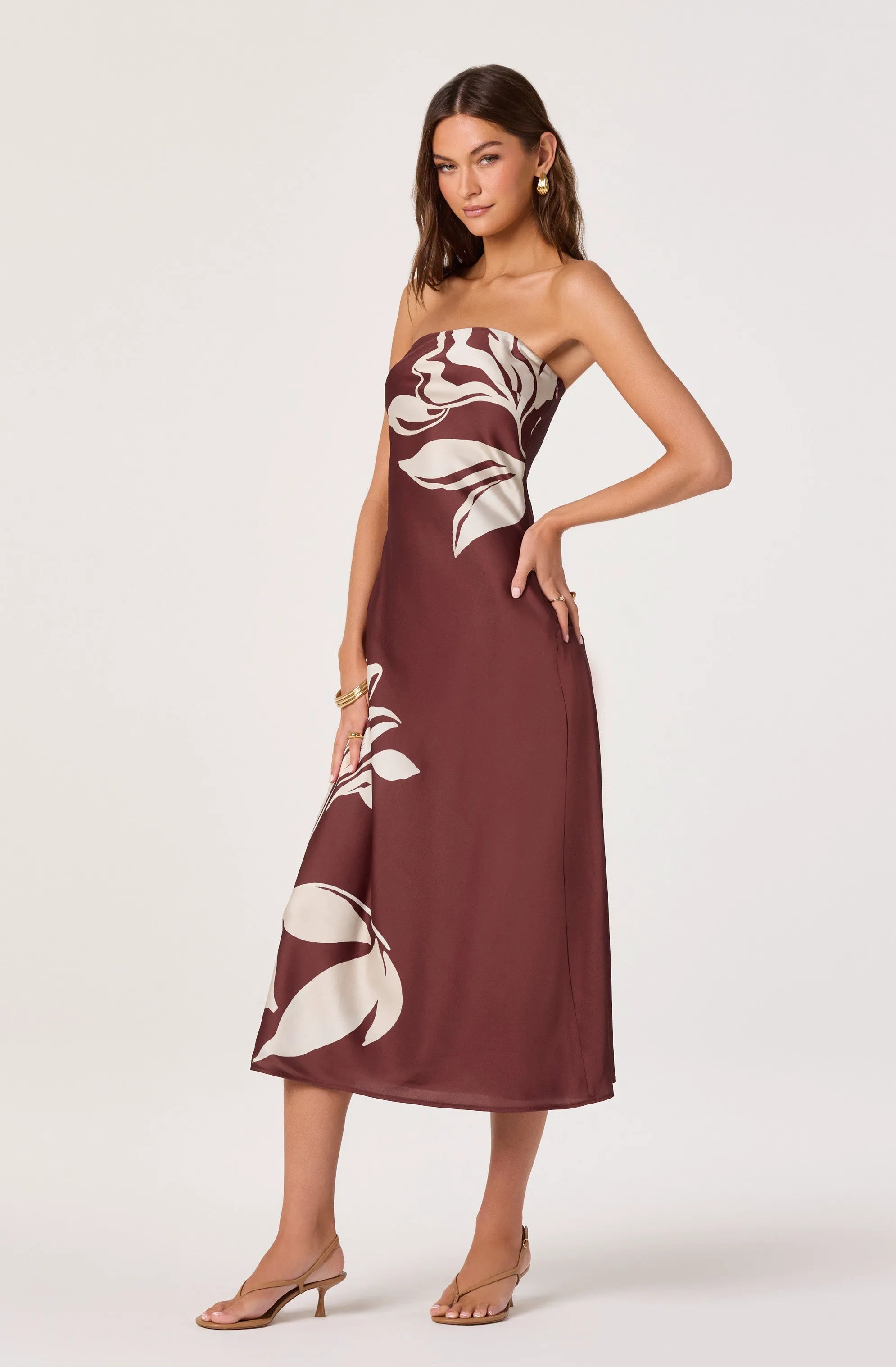 Brown floral