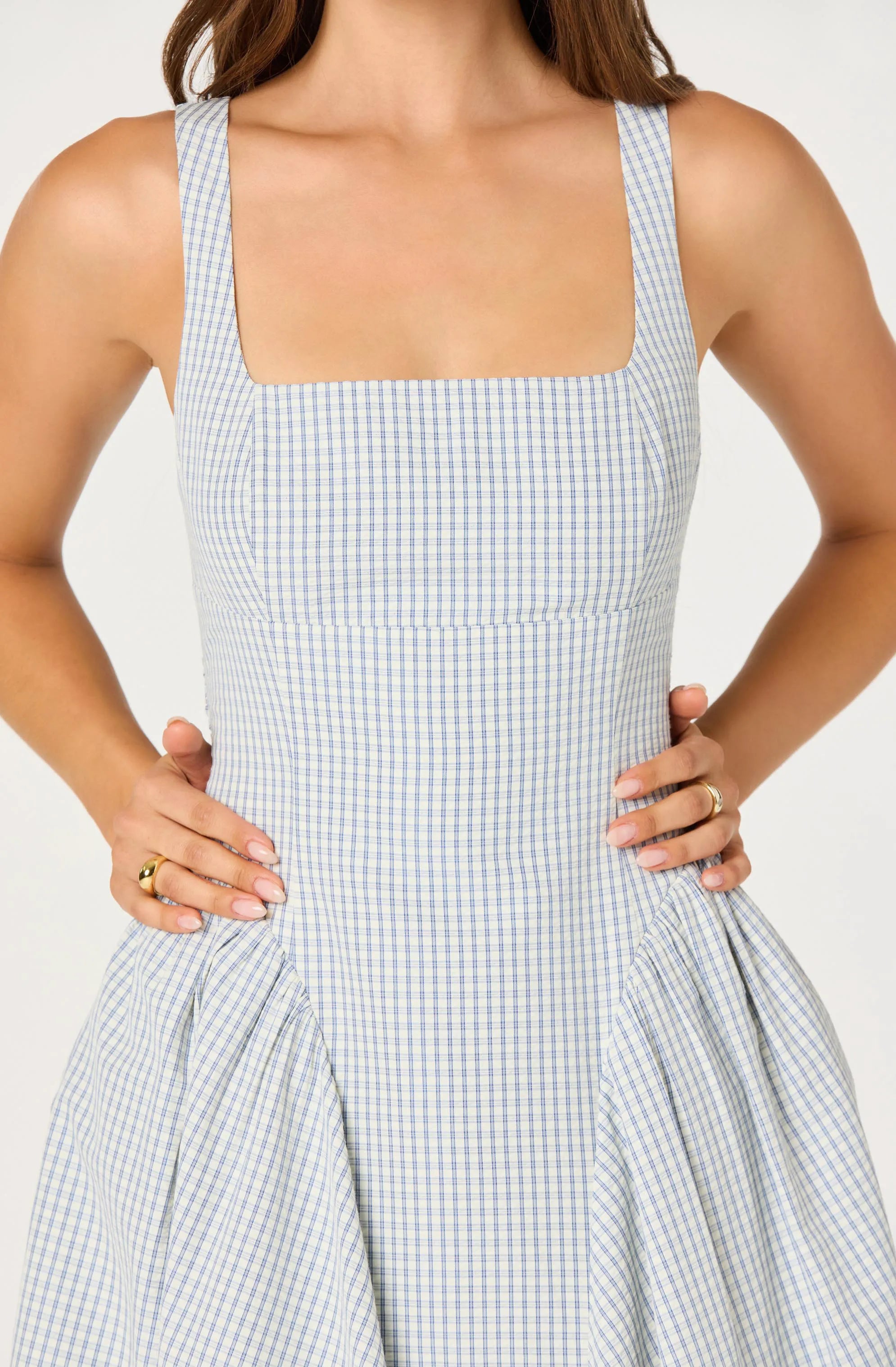 Blue plaid