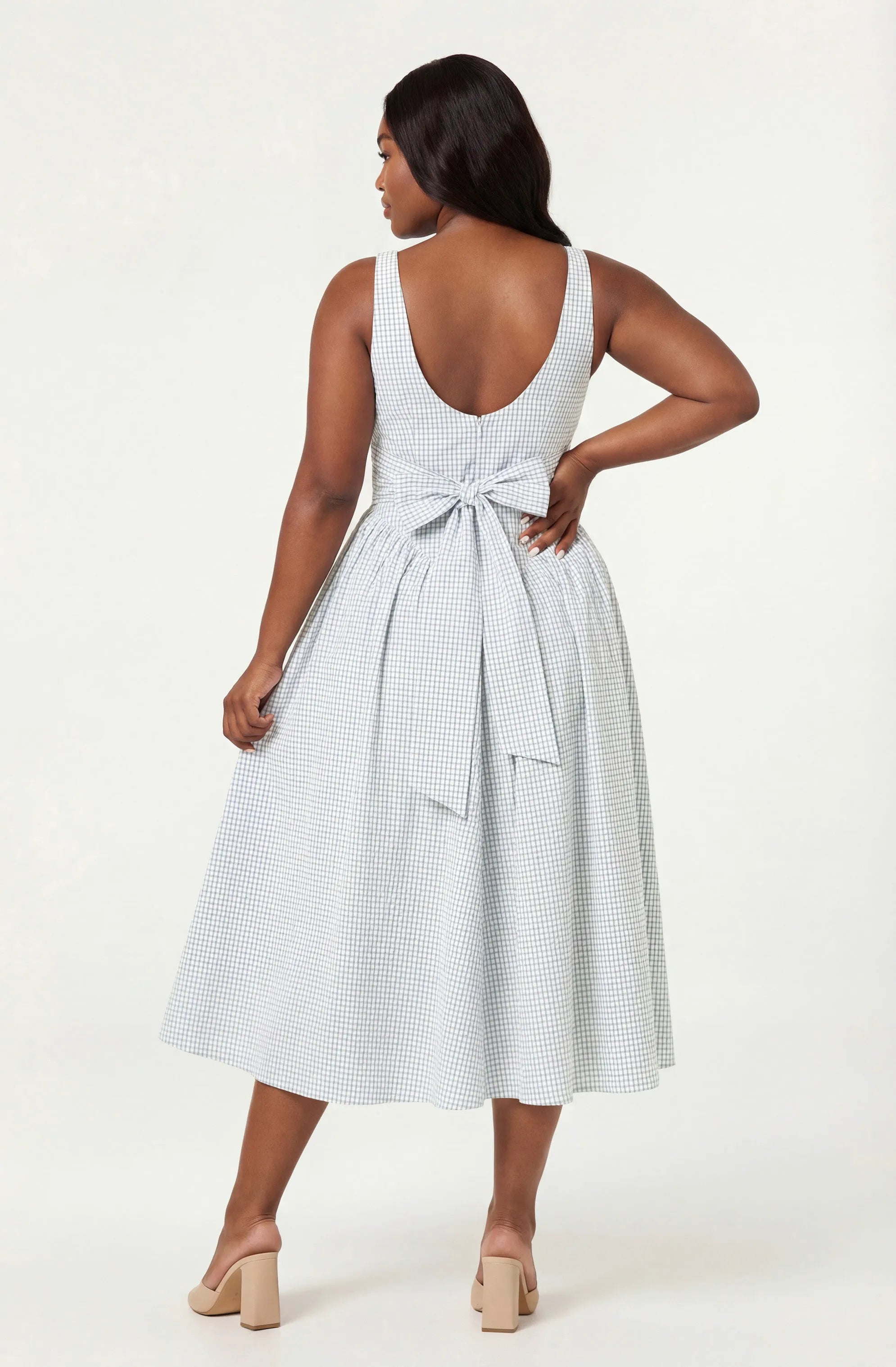 Plus Size - Blue plaid