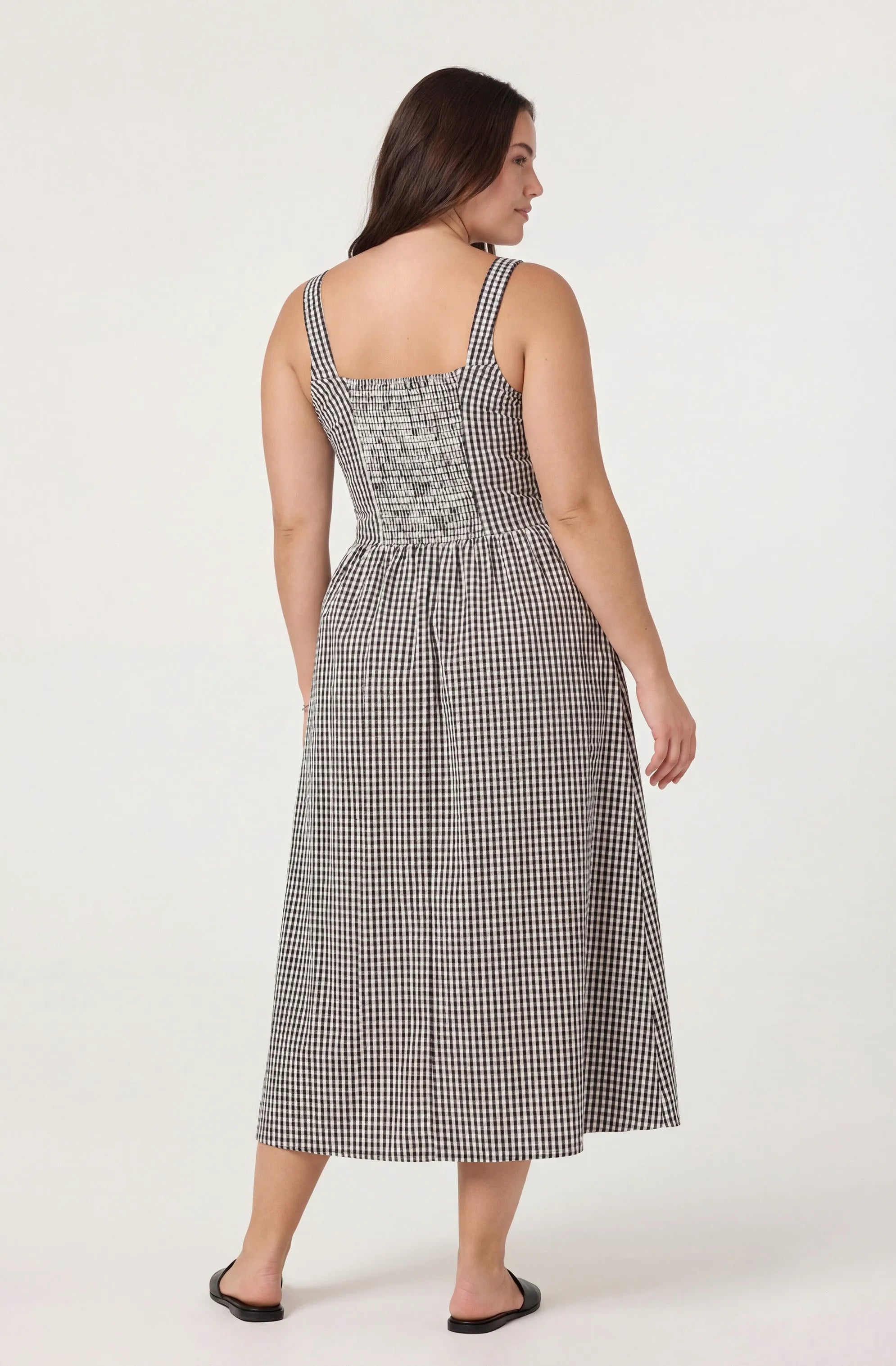 Plus Size - Black gingham