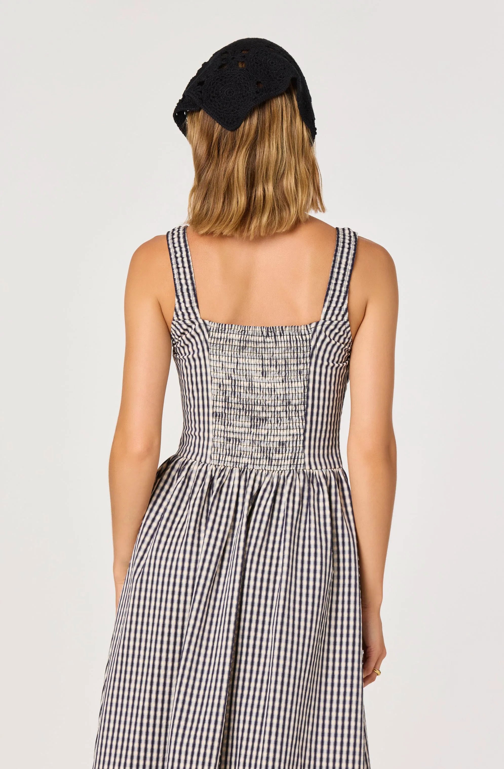 Black gingham