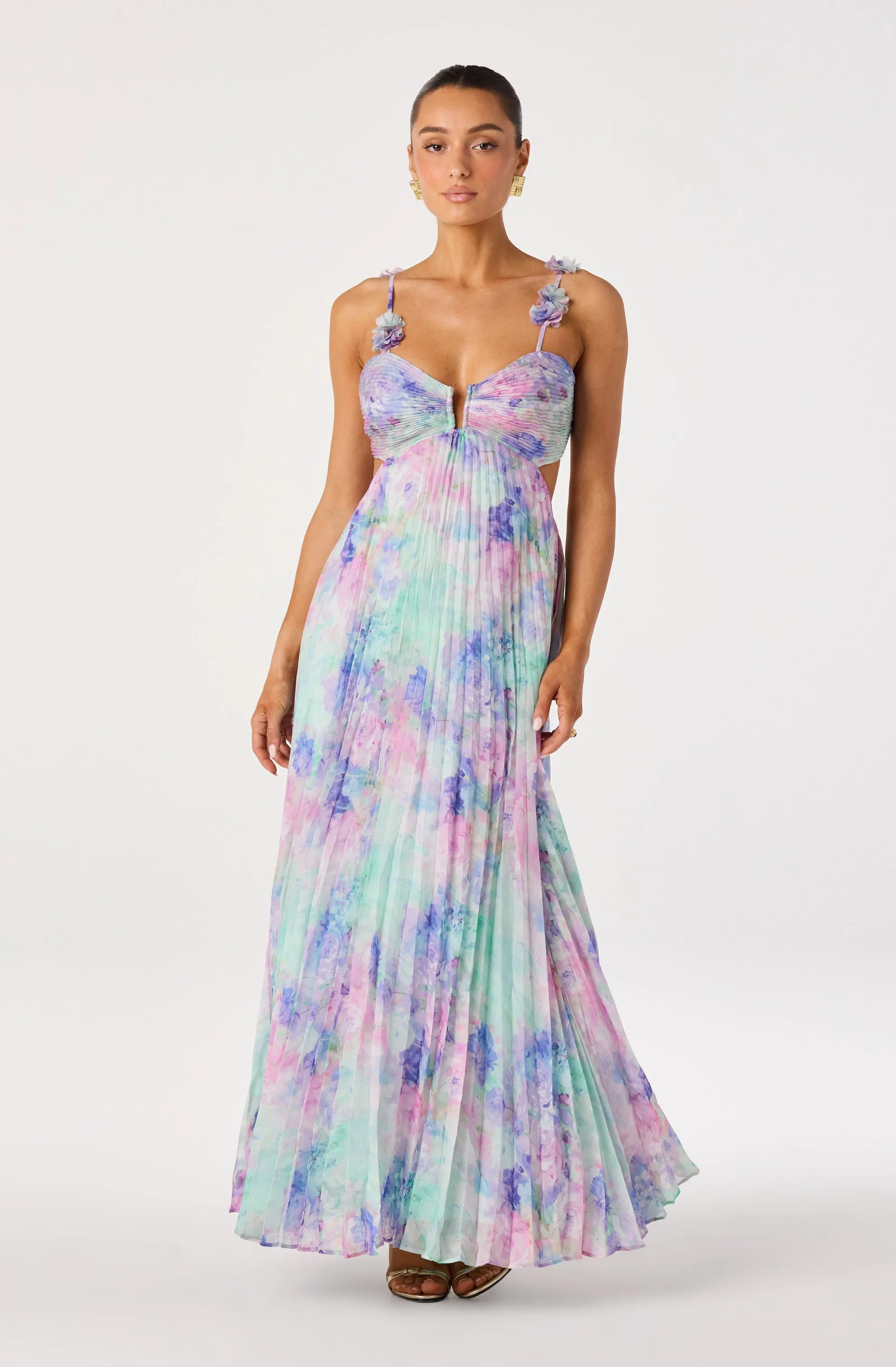 Pink purple floral