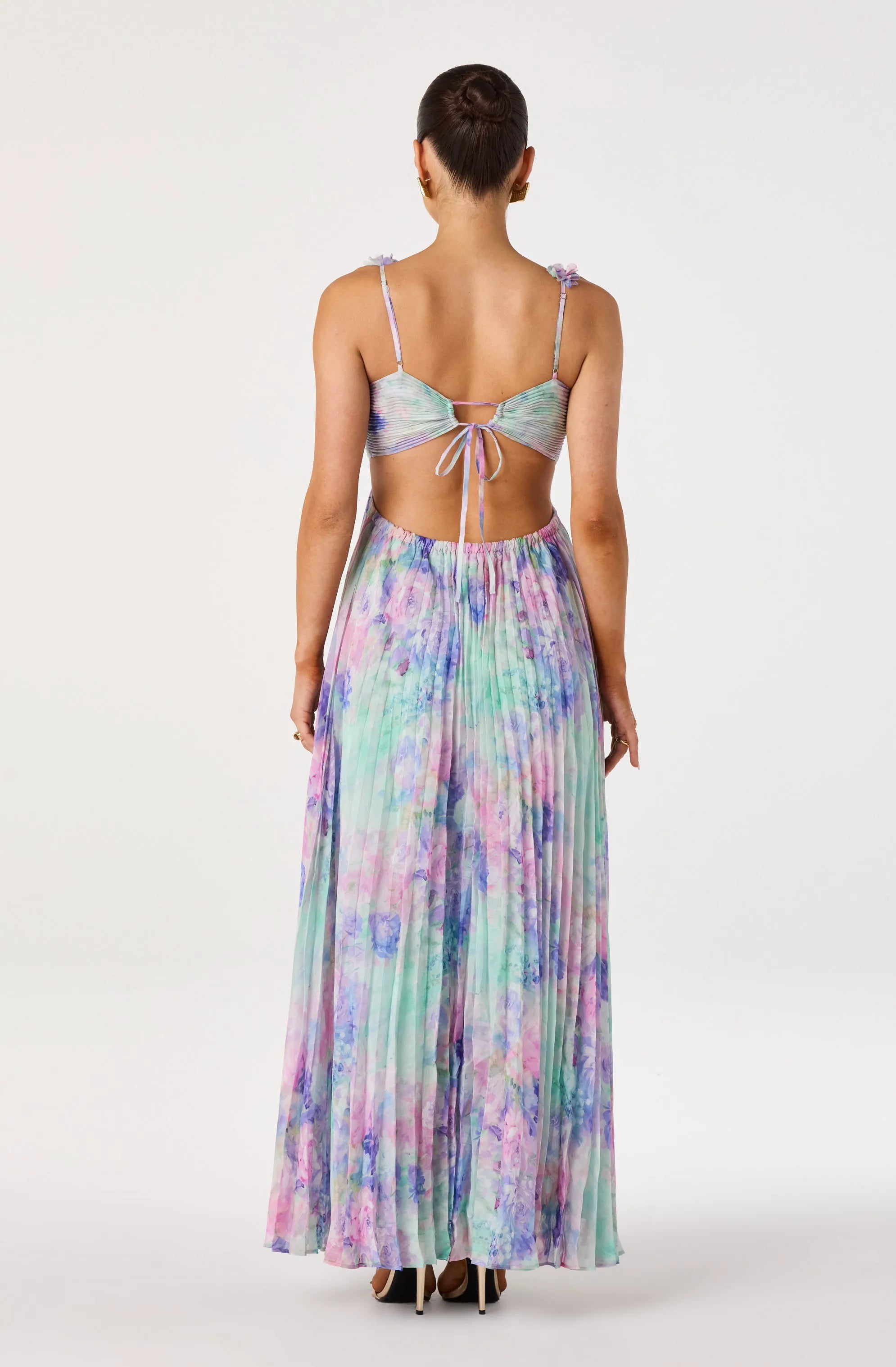 Pink purple floral