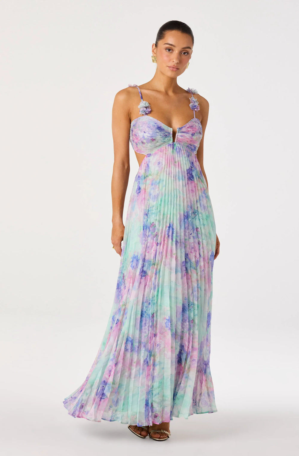 Pink purple floral