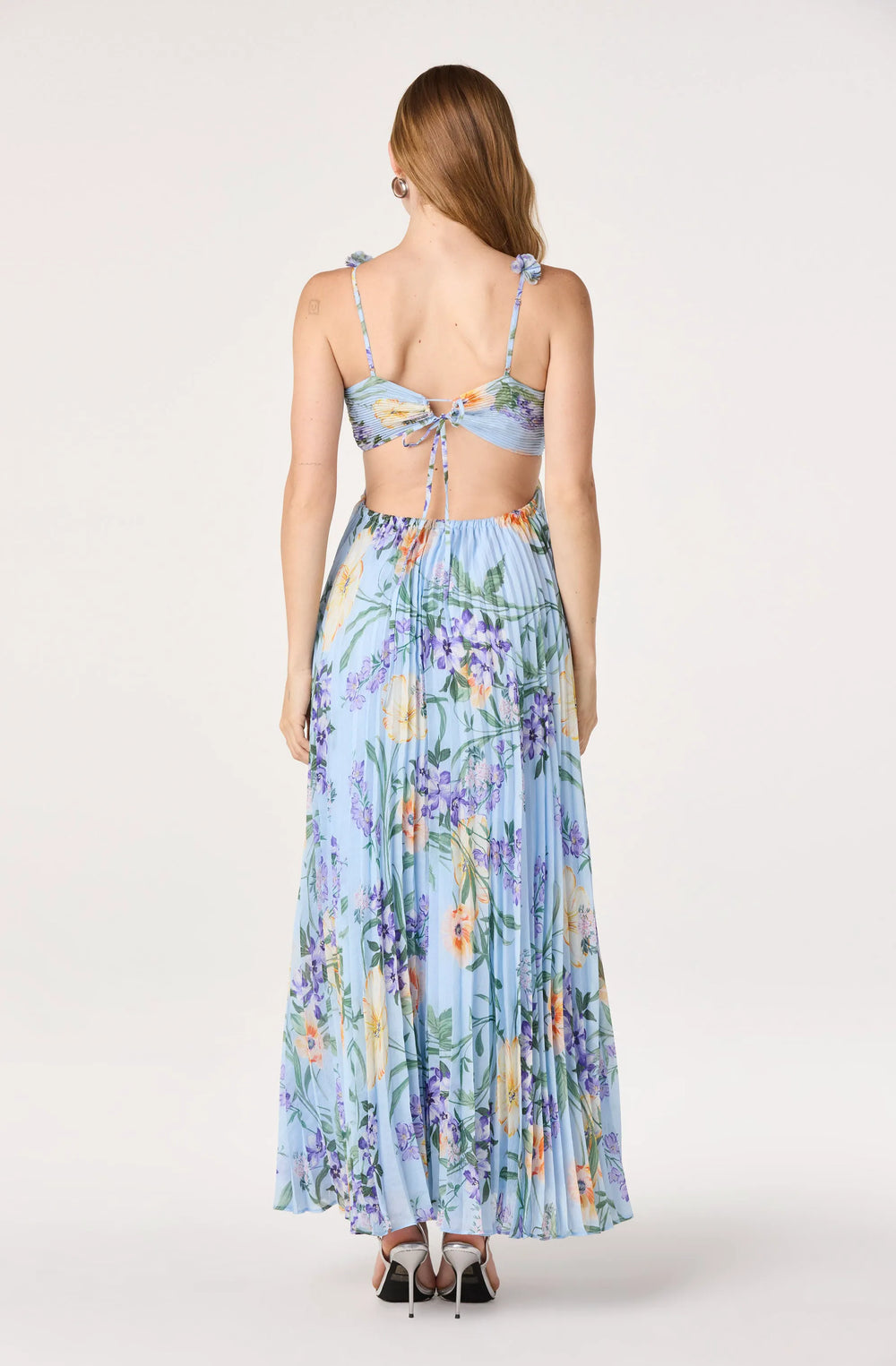 Sky blue floral