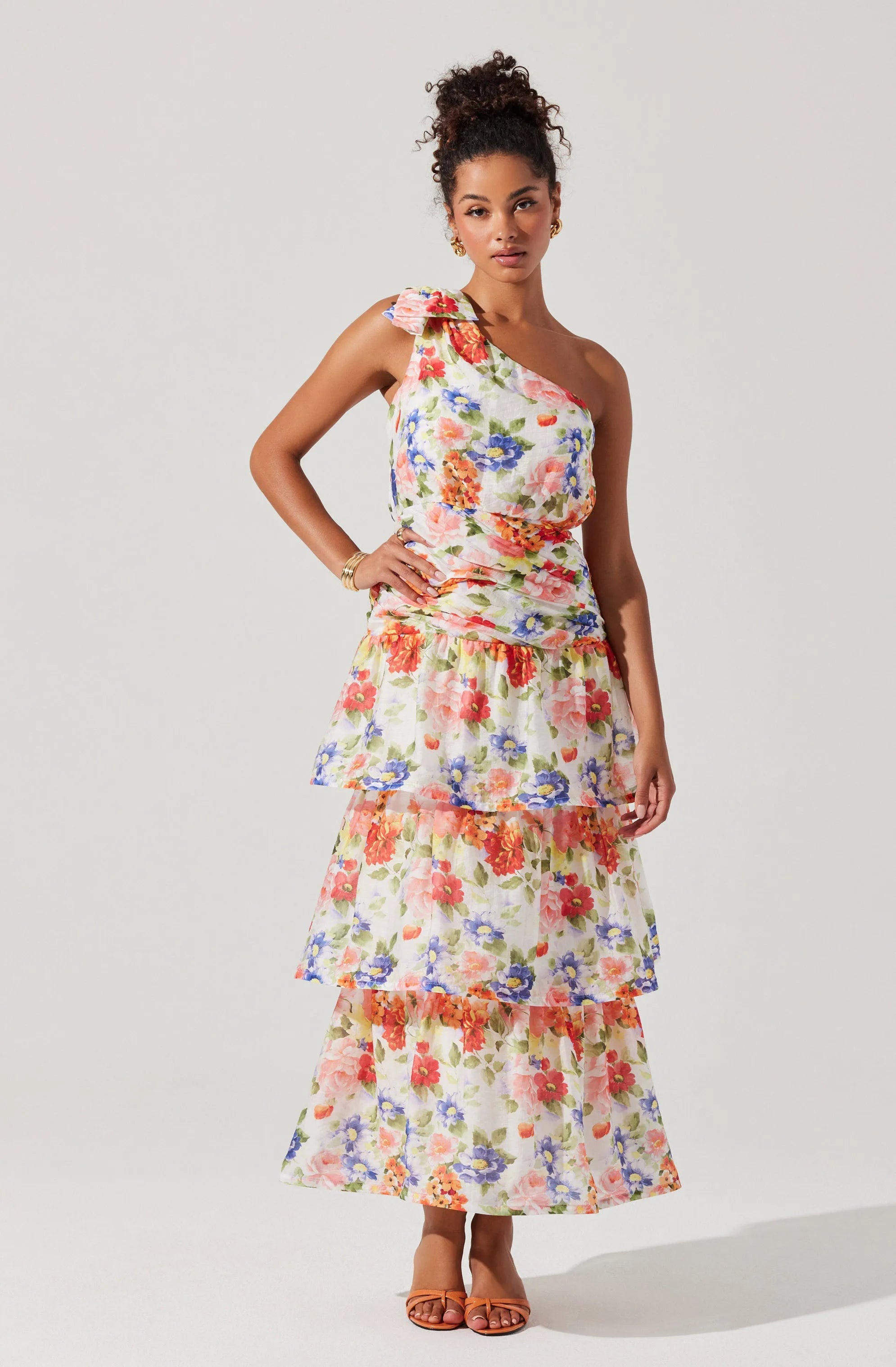 White coral floral