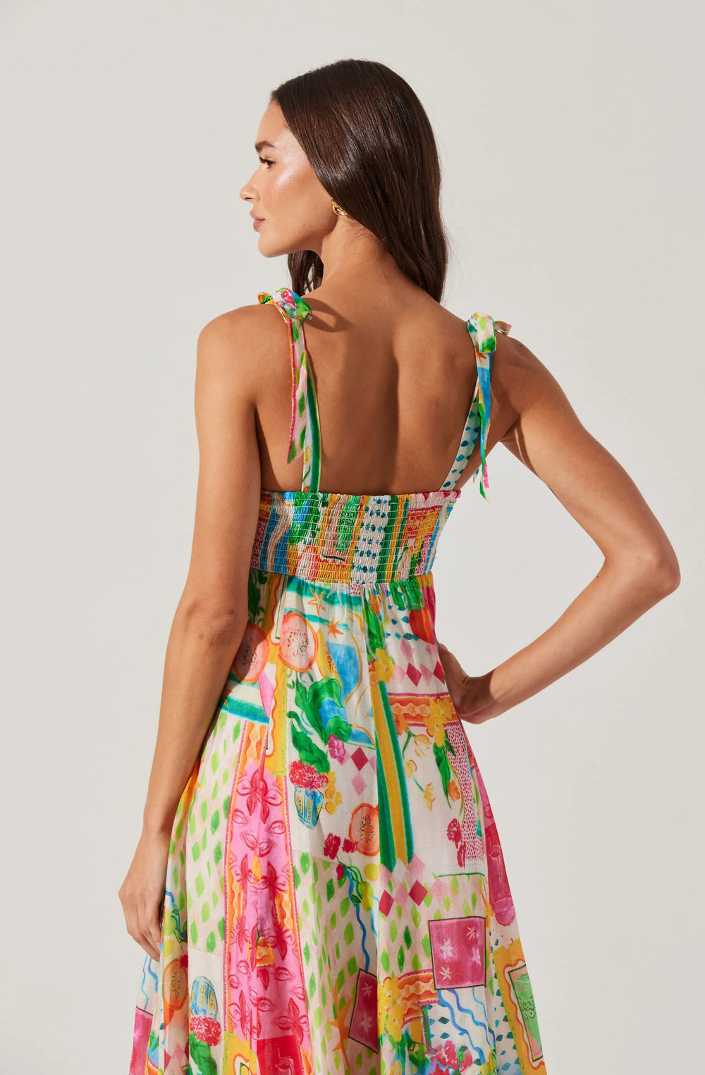 Pink yellow multi
