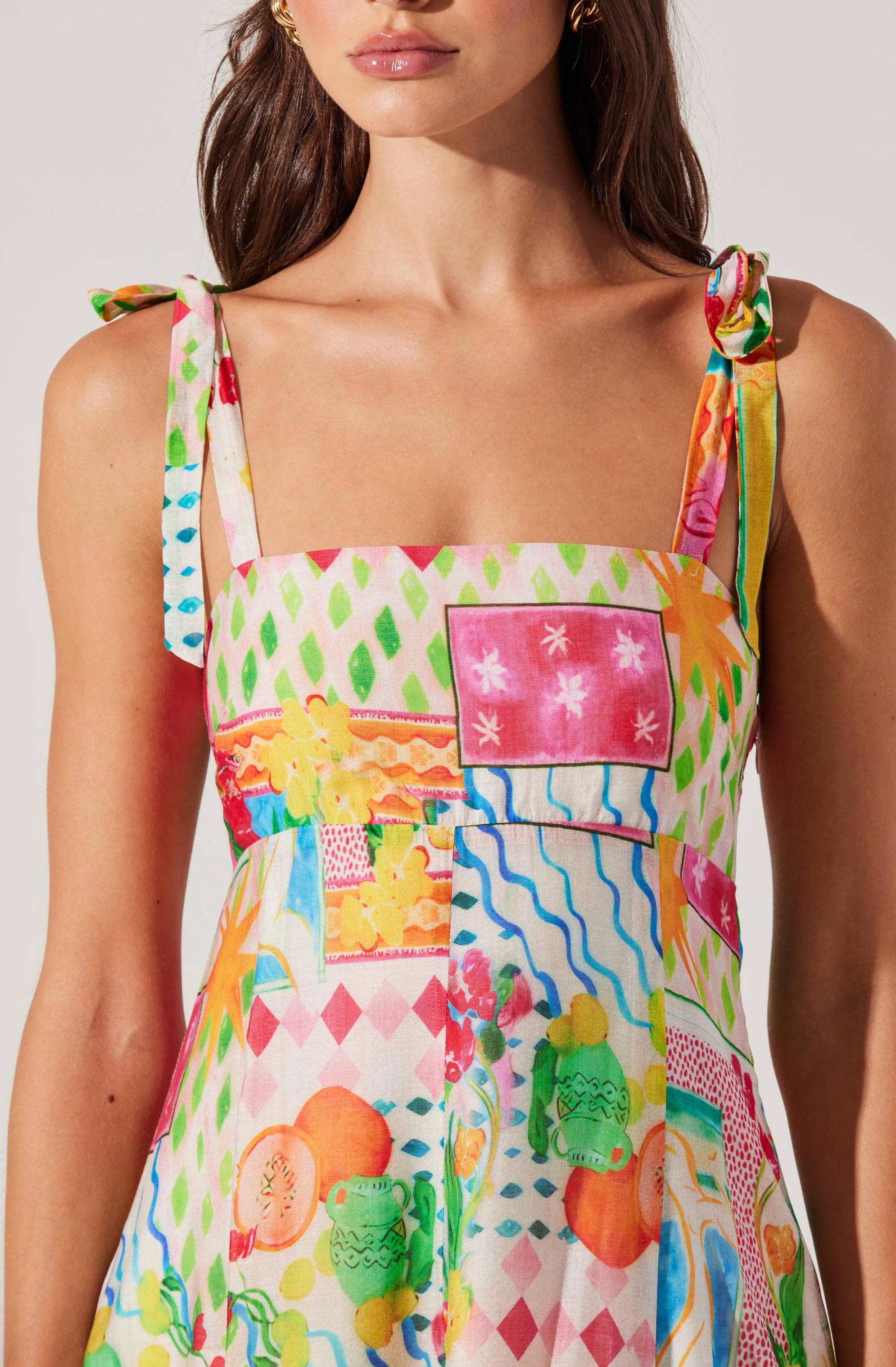 Pink yellow multi
