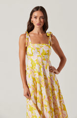 Yellow multi floral