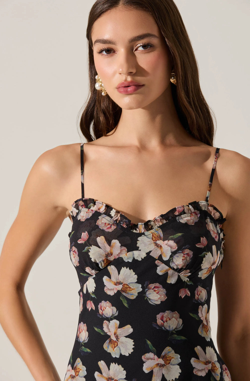 Black floral