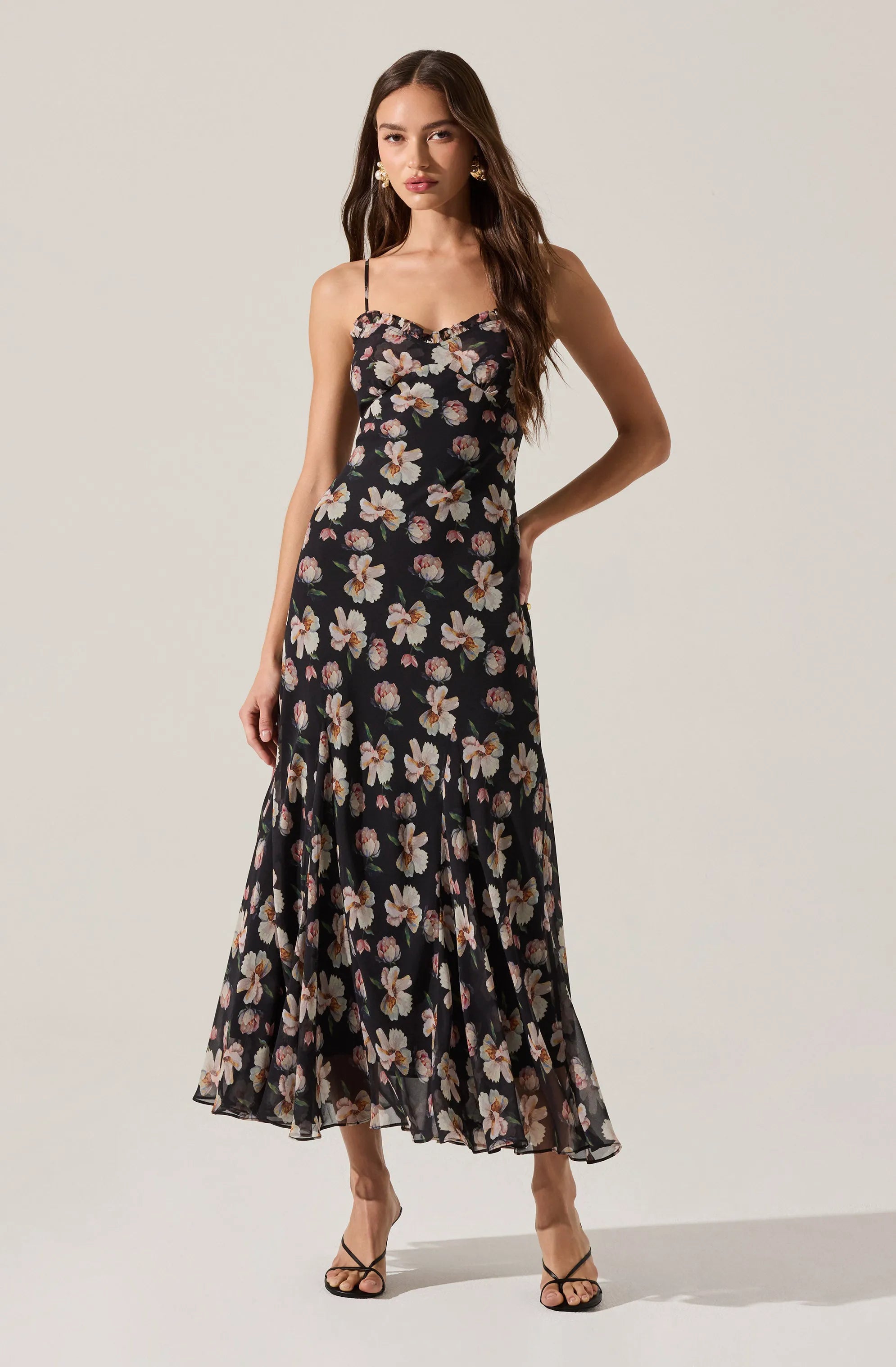 Black floral
