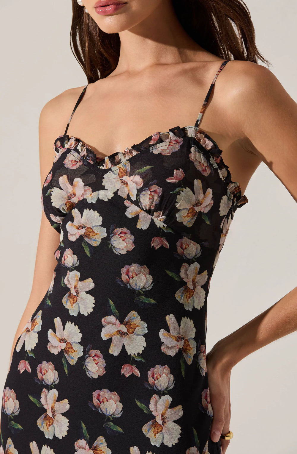 Black floral