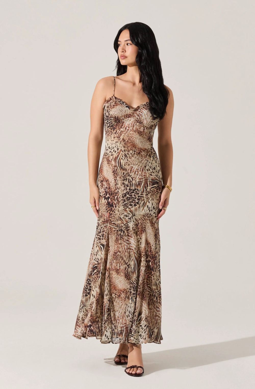 Taupe brown leopard