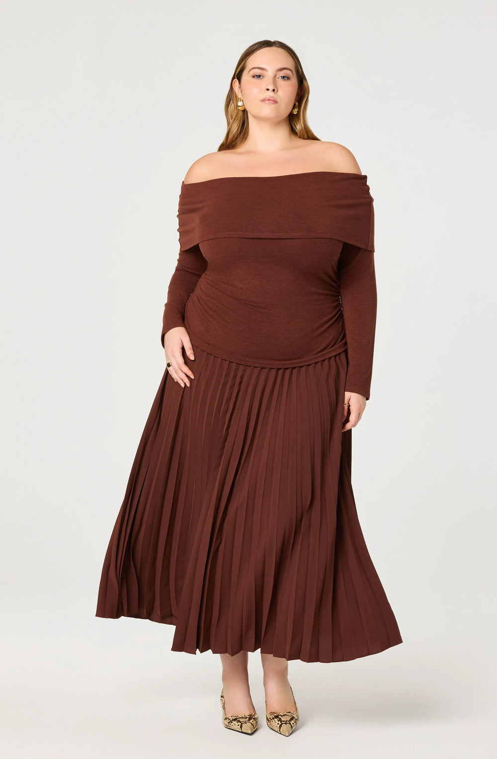 Plus Size - Brown