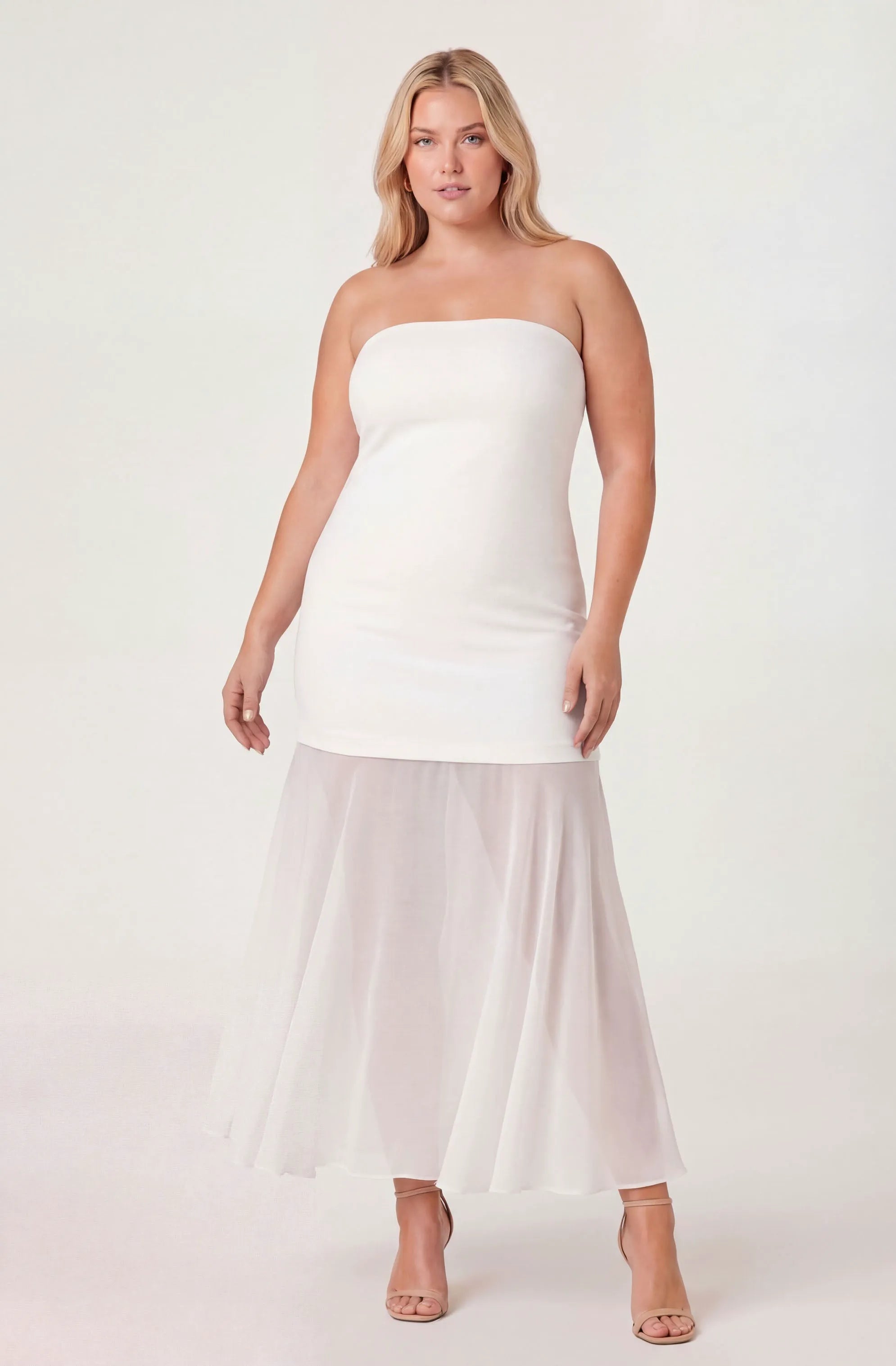 Plus Size - White